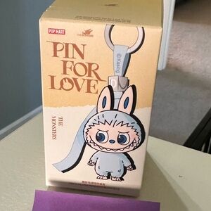 Pin for Love Labubu L keychain